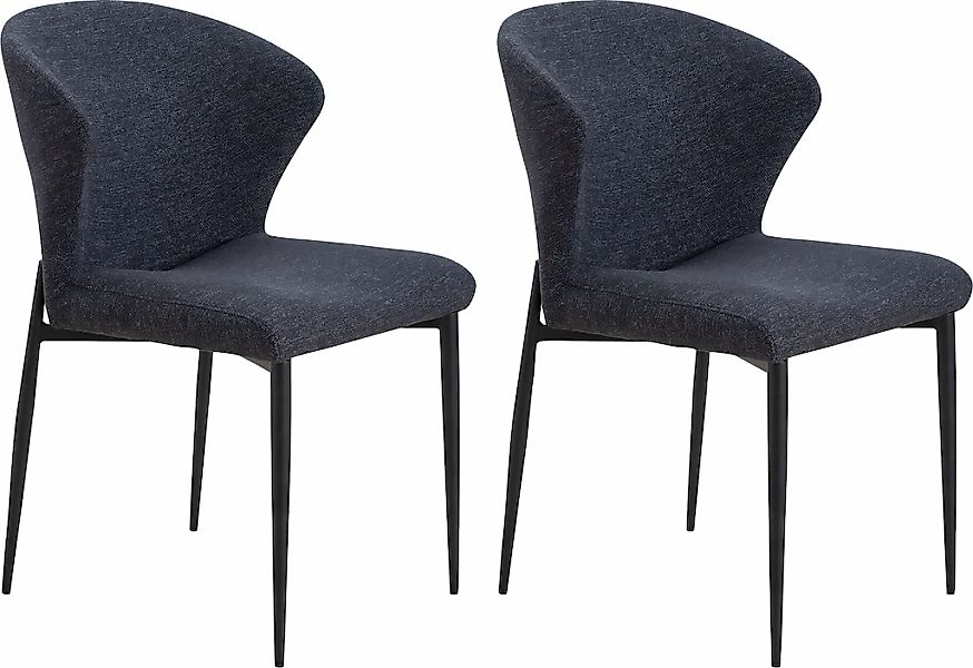 SalesFever Esszimmerstuhl "Dallas 2er-Set" (Set) 2 Stk.mit Metallgestell, B günstig online kaufen