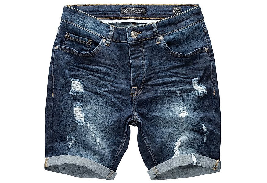Amaci&Sons Jeansshorts SAN DIEGO Destroyed Jeans Shorts günstig online kaufen