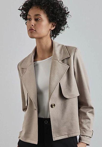 STREET ONE Lederimitat-Blazer – Elegante leichte Jacke günstig online kaufen