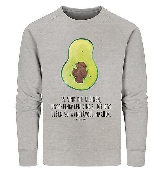 Mr. & Mrs. Panda Longpullover Avocado Kern Größe L - Heather Grey - Geschen günstig online kaufen