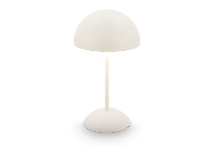 Briloner Leuchten LED Tischleuchte KUGLE Akku kabellos Dimmfunktion Pilzleu günstig online kaufen