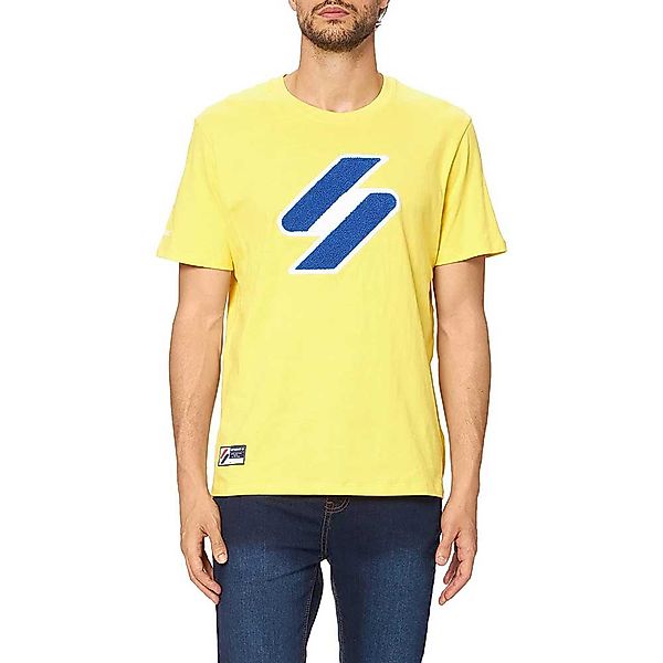 Superdry Code Logo Che Kurzärmeliges T-shirt XL Nautical Yellow günstig online kaufen