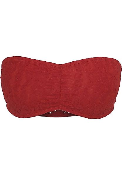 URBAN CLASSICS Sport-BH Urban Classics Damen Ladies Laces Bandeau günstig online kaufen