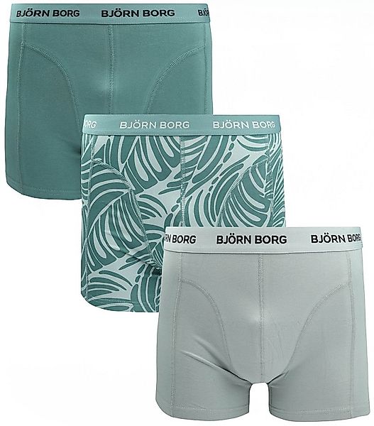 Björn Borg Shorts 3er-Pack Grün - Größe L günstig online kaufen