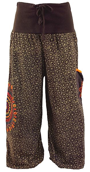Guru-Shop Relaxhose Weite Pluderhose mit breitem günstig online kaufen