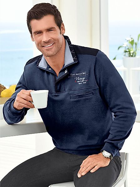 Marco Donati Poloshirt "Langarm-Shirt" 1 Stk. tlg. günstig online kaufen