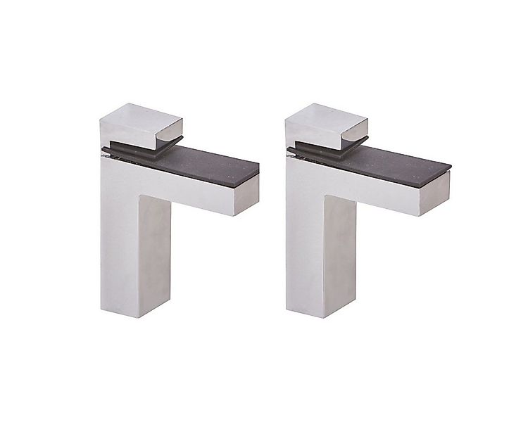 HOOZ Wandregalhalter HOOZ 2er Set Regalboden Halterung Chrom 10 cm, 1-tlg. günstig online kaufen
