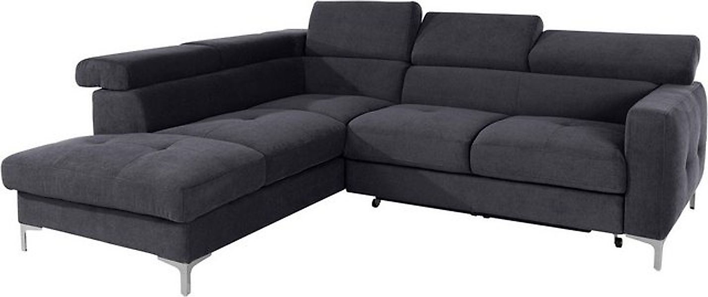 COTTA Ecksofa "Sammy L-Form", mit Kopfteilverstellung, wahlweise mit Bettfu günstig online kaufen