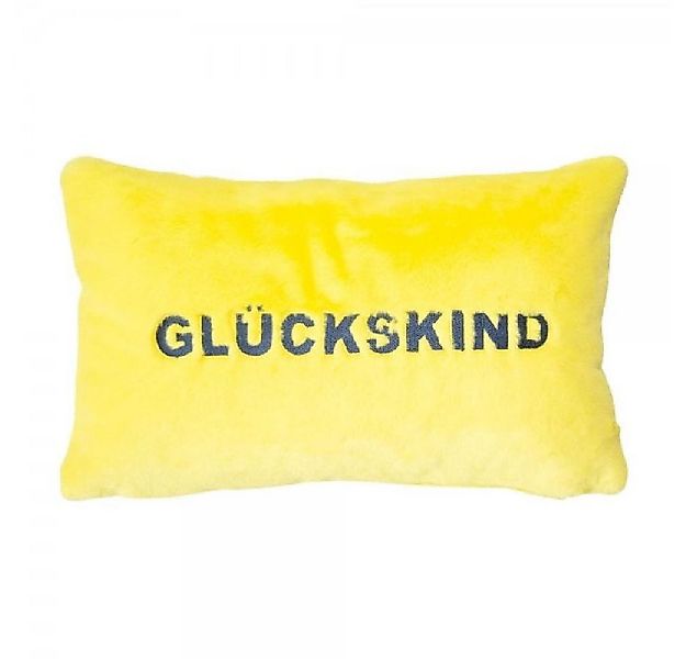 PAD Kissenhülle Kissenhülle Gaze Glückskind Gelb (30x50cm) günstig online kaufen