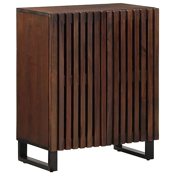 vidaXL Sideboard Braun 60x34x75 cm Massivholz Mango 377448 günstig online kaufen