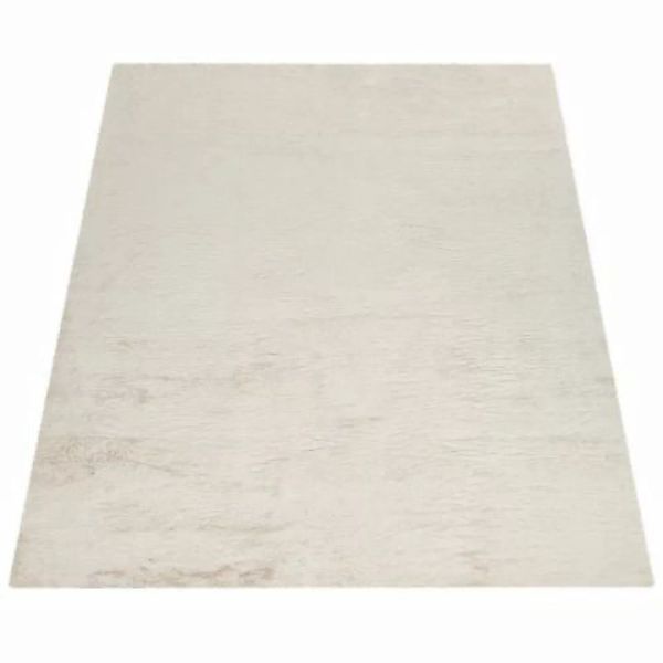 Paco Home Teppich Teppich SOF 380 Plüsch Shaggy Waschbar weiß Gr. 200 x 290 günstig online kaufen
