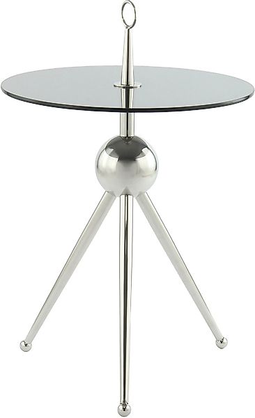 Kayoom Beistelltisch »Ontario 325, Runde Glasplatte aus Sicherheitsglas, 10 günstig online kaufen