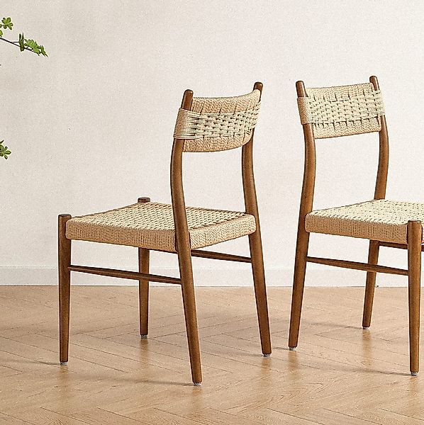 LIM HOME Esszimmerstuhl 2er Set - SW025 (Set, 2 St), Massivholzgestell, Led günstig online kaufen