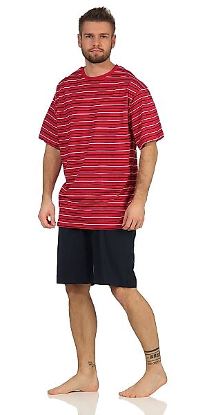 Moonline Shorty Kurzer Herren Schlafanzug Pyjama günstig online kaufen