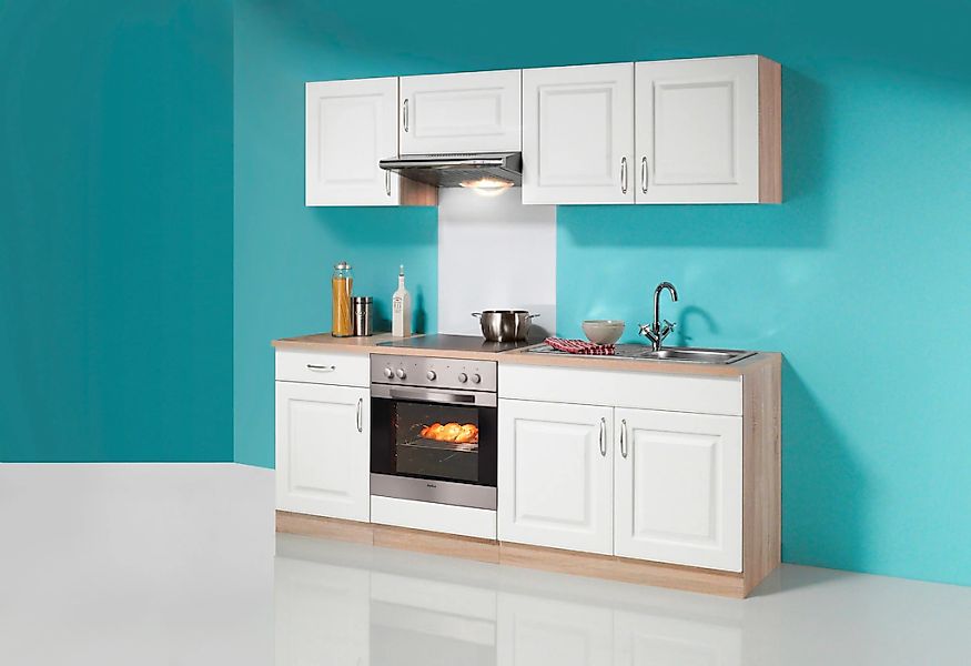 wiho Küchen Küchenzeile "Tilda" mit E-Geräten, Breite 210 cm günstig online kaufen