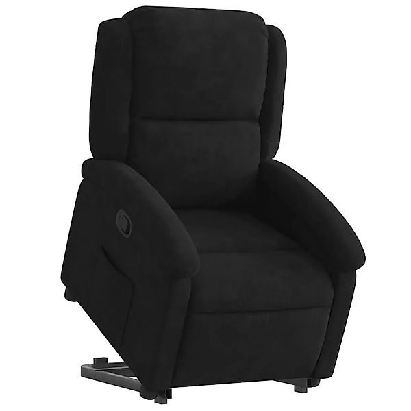 vidaXL Relaxsessel mit Aufstehhilfe Schwarz Samt 3204306 günstig online kaufen