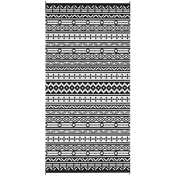 Outsunny Outdoor Teppich robuster Wetterfest Outdoorteppich, faltbar Carpet günstig online kaufen