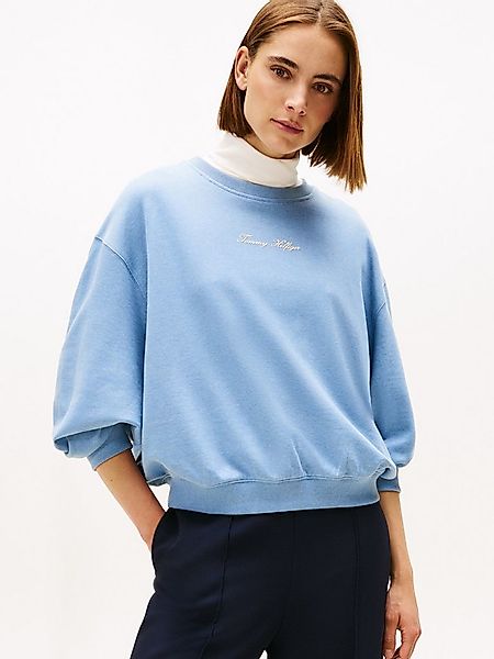 Tommy Hilfiger Sweatshirt CLASSIC SCRIPT TERRY SWEATSHIRT günstig online kaufen