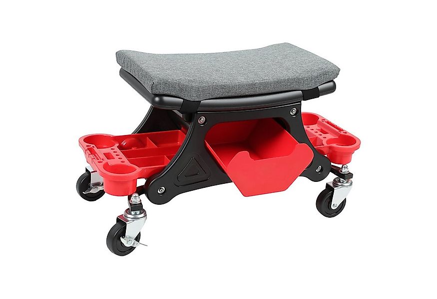 Clanmacy Werkstattwagen Rollhocker, 185 kg Belastbar Werkstatt Rollsitz Mon günstig online kaufen