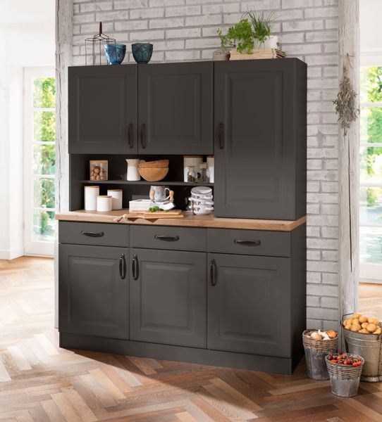 wiho Küchen Küchenbuffet "Erla" 150 cm breit mit Kassettenfront günstig online kaufen