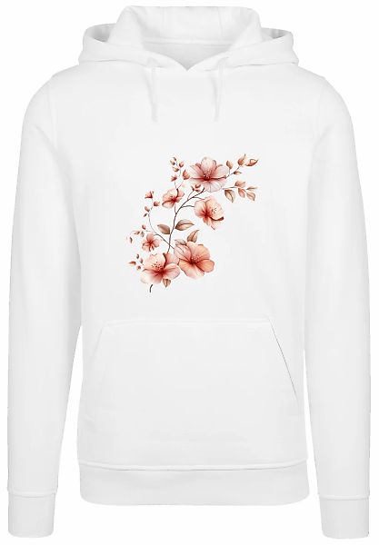 F4NT4STIC Kapuzenpullover "Rosa Blumenzweig 3D" Premium Qualität günstig online kaufen