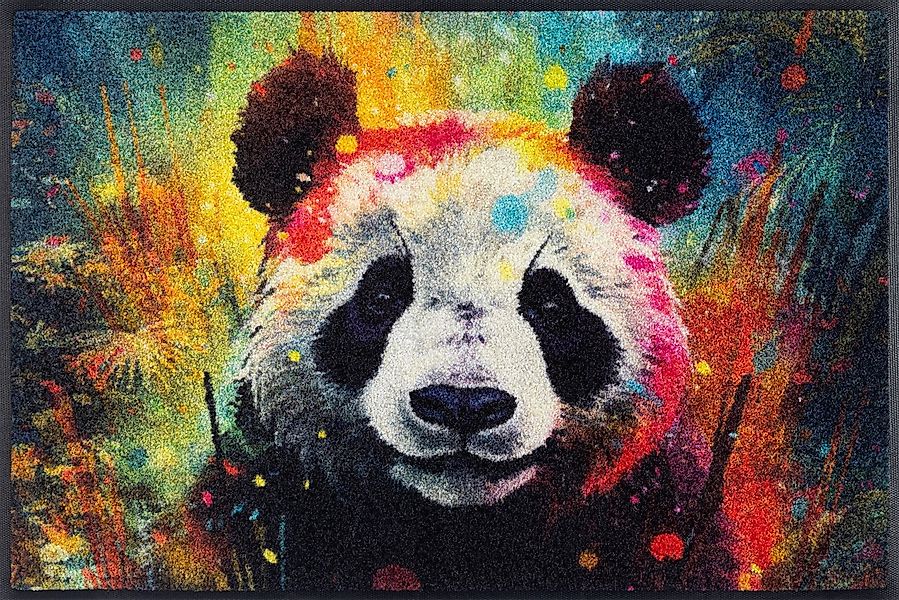 wash+dry by Kleen-Tex Fußmatte Pandy McPanda, rechteckig, Höhe: 7 mm günstig online kaufen