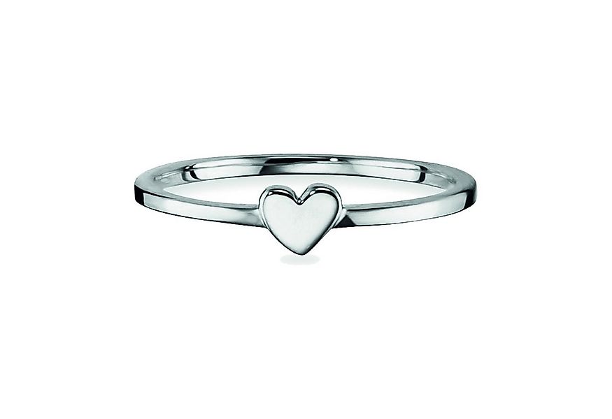 CAÏ Fingerring 925/- Sterling Silber rhodiniert Herz günstig online kaufen