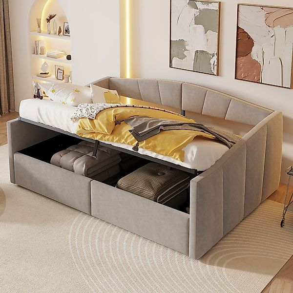 HAUSS SPOLE Schlafsofa 140x200cm mit hydraulischer günstig online kaufen