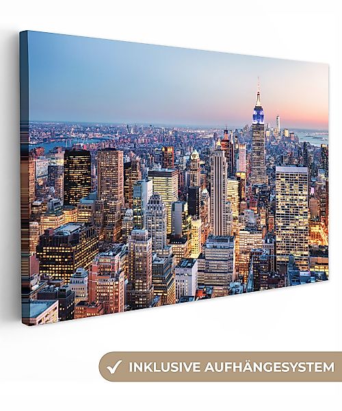 OneMillionCanvasses® Leinwandbild New York - Skyline günstig online kaufen