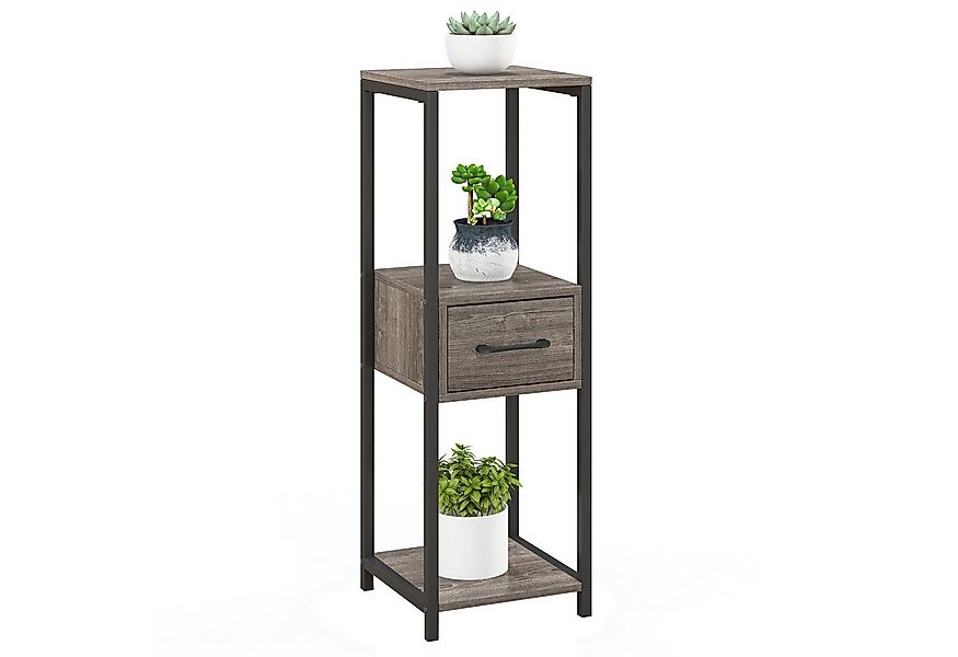 COSTWAY Blumenständer (1 St), 3 Etagen mit Schublade & Kippsicherung 30,5x3 günstig online kaufen