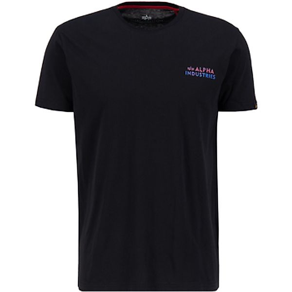 Alpha Industries  T-Shirts & Poloshirts Holographic SL T-Shirt - black günstig online kaufen