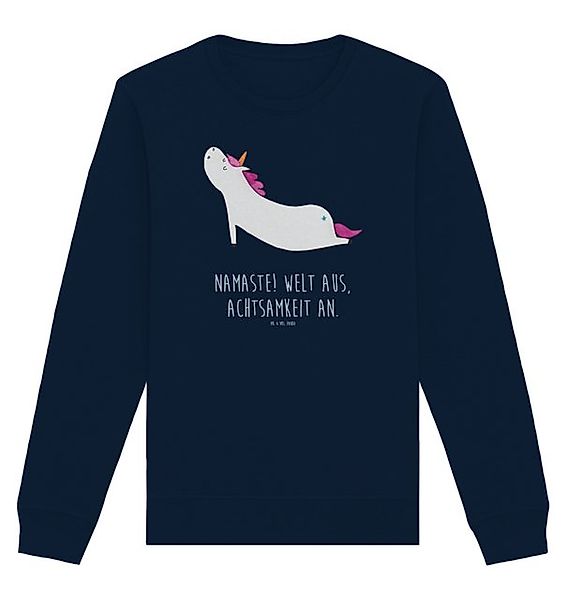 Mr. & Mrs. Panda Longpullover Einhorn Yoga Größe S - French Navy - Geschenk günstig online kaufen
