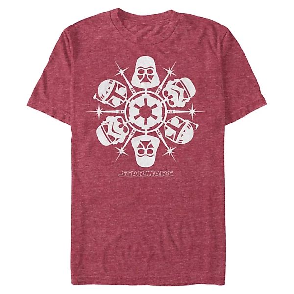 Star Wars - Gruppe Dark Side Flakes - Weihnachten - Männer T-Shirt günstig online kaufen