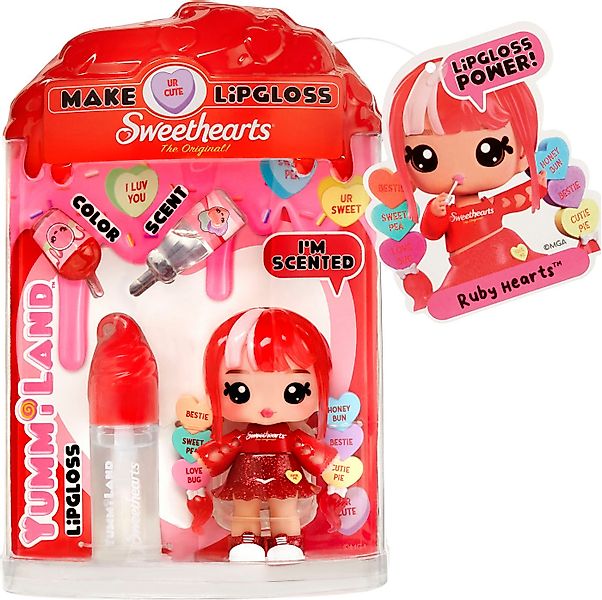 YUMMILAND Minipuppe Yummiland Sweet Lip Gloss-Ruby Hearts, inklusive Schlüs günstig online kaufen