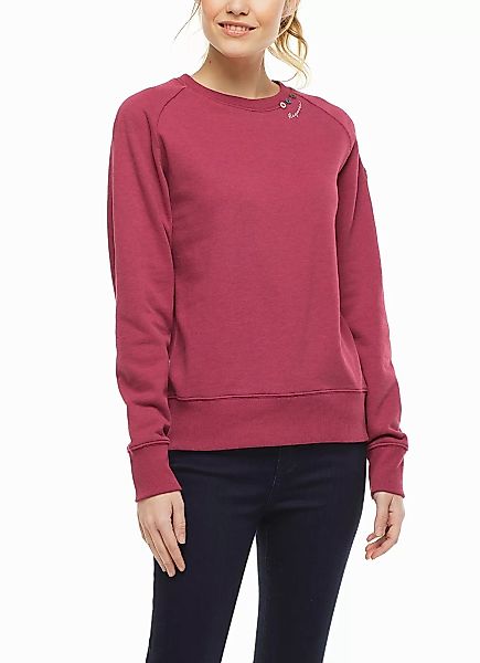 Ragwear Pullover Flora Crew Organic raspberry günstig online kaufen