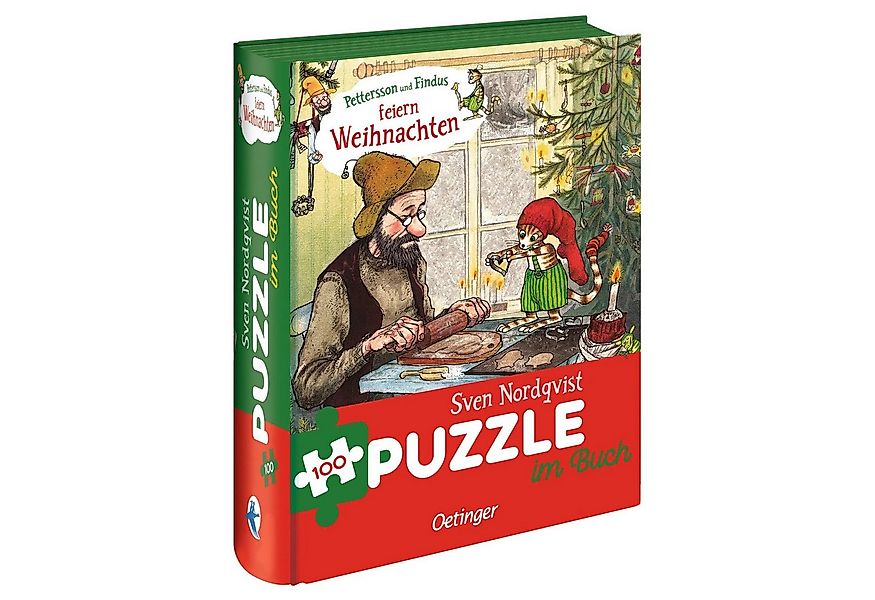 Oetinger Puzzle Pettersson und Findus feiern Weihnachten. Puzzle im Buch. 1 günstig online kaufen