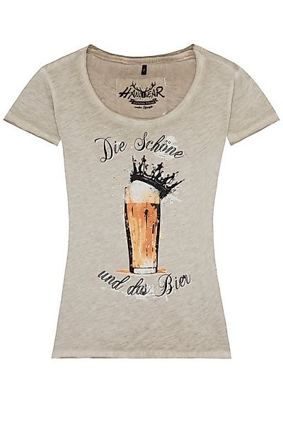 Hangowear Trachtenshirt Trachtenshirt Damen - GERTRUD - beige günstig online kaufen