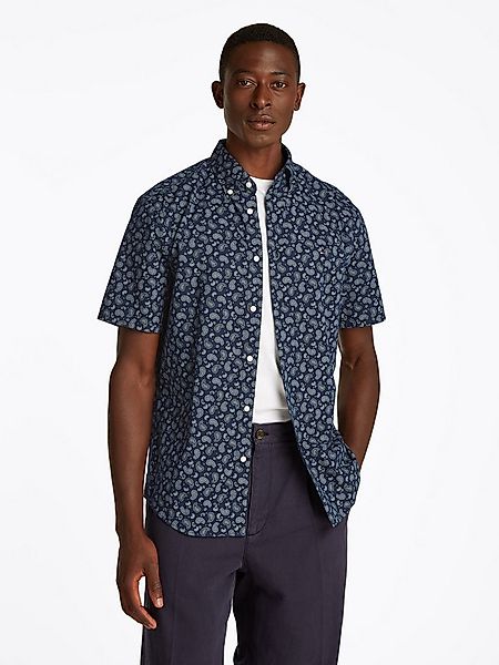 Tommy Hilfiger Kurzarmhemd COTTON LINEN PAISLEY Regular Fit SS SHIRT günstig online kaufen