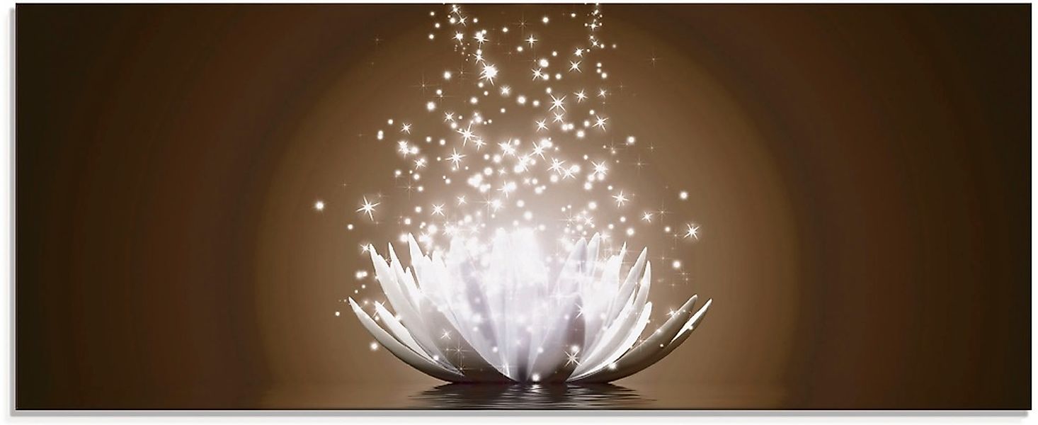 Artland Glasbild »Magie der Lotus-Blume«, Blumen, (1 St.), in verschiedenen günstig online kaufen