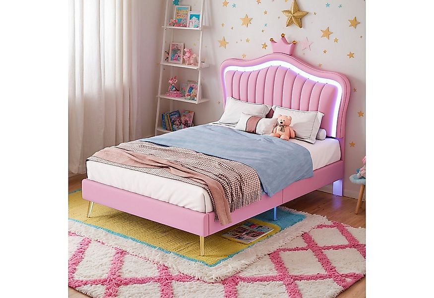 REDOM Polsterbett Bett Kinderbett Polsterbet Gästebett (Bettgestell für Mäd günstig online kaufen