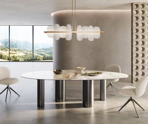 DELIFE Esstisch Edge, Oval Keramik Minas günstig online kaufen