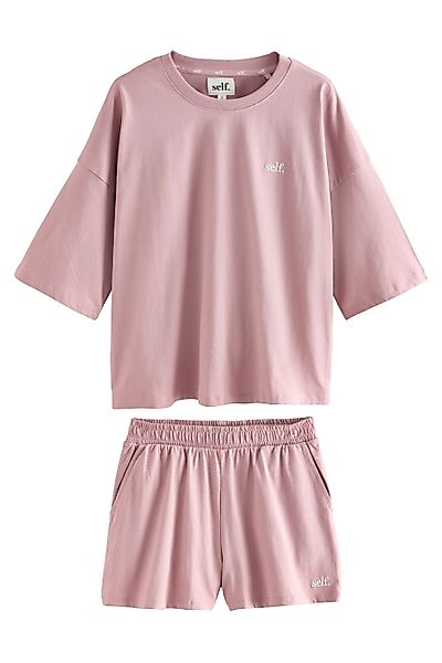 self Pyjama Selbst. Schlafanzug mit Shorts günstig online kaufen