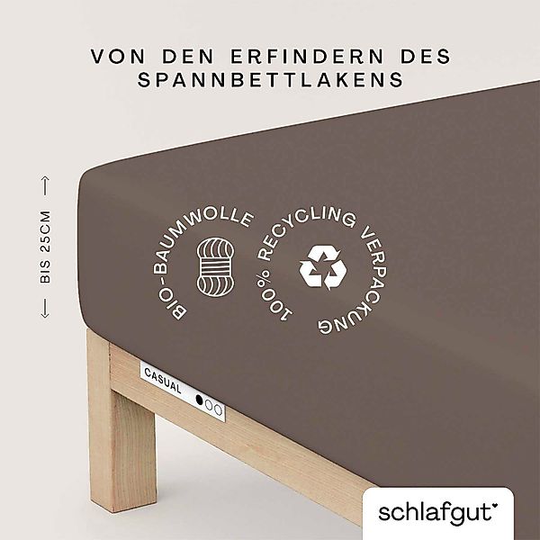 Schlafgut Spannbettlaken CASUAL u.a. in Gr. günstig online kaufen