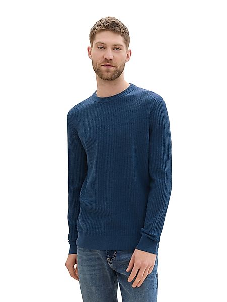 TOM TAILOR Rundhalspullover mit Rundhalsausschnitt günstig online kaufen