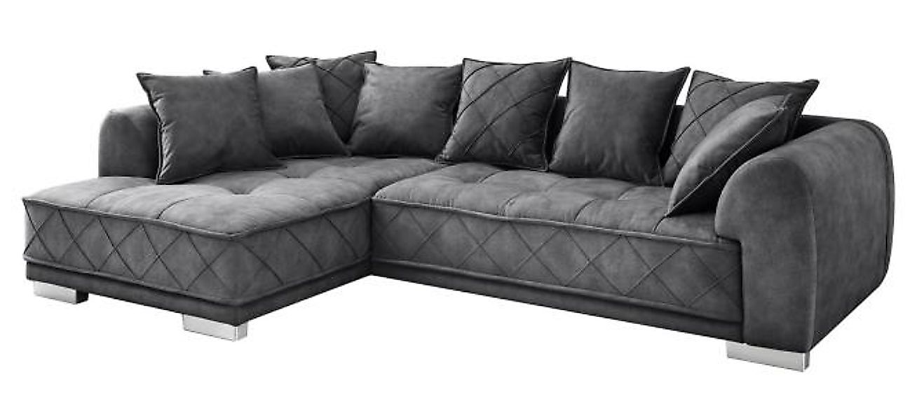 ED EXCITING DESIGN Ecksofa Sentina, mit Rückenkissen günstig online kaufen