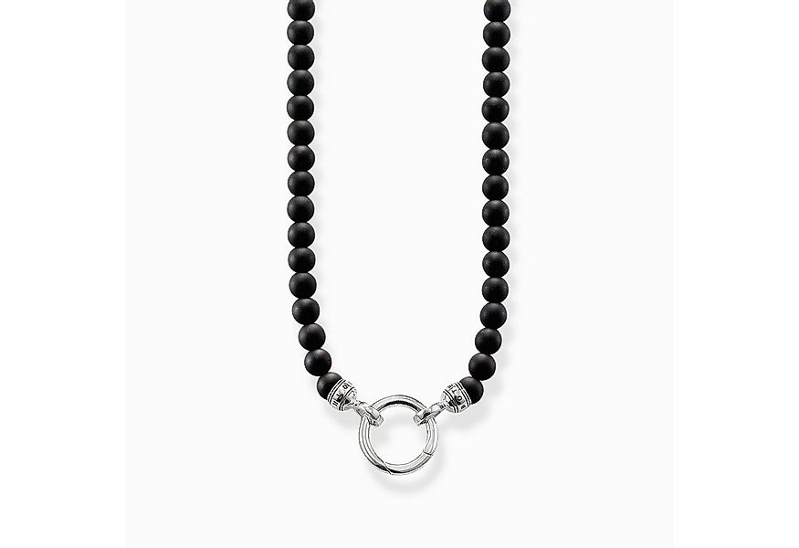 THOMAS SABO Kette ohne Anhänger THOMAS SABO Kette Obsidian schwarz mit Ring günstig online kaufen