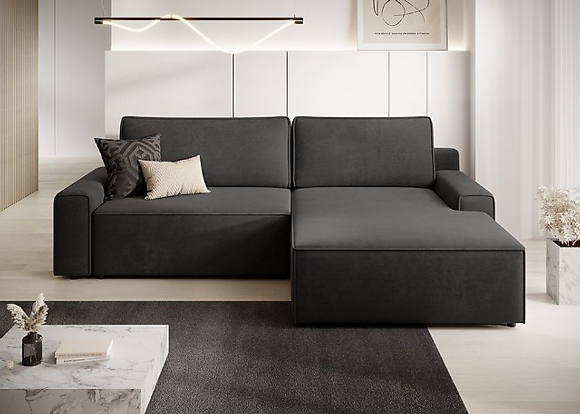 TRENDMANUFAKTUR Ecksofa »Challenge, Schlafsofa mit Bettkasten, Couch in L-F günstig online kaufen