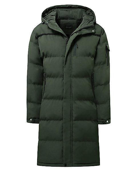 Allthemen Steppmantel mit Kapuze Herren Langmantel günstig online kaufen