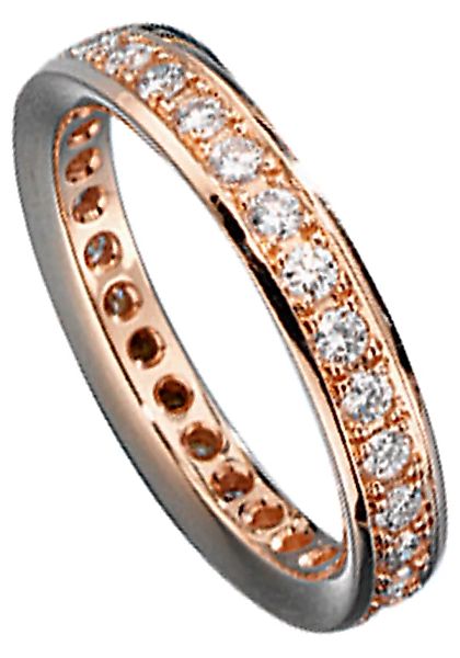 JOBO Memoirering, 585 Roségold mit Diamanten günstig online kaufen