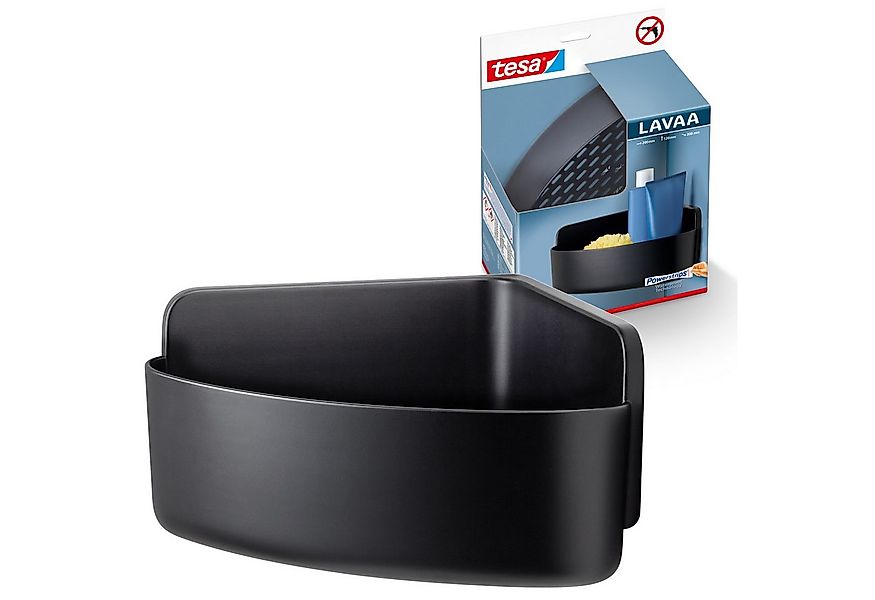 tesa Duschablage LAVAA Eck-Duschkorb mittel inkl. tesa Powerstrips Waterpro günstig online kaufen
